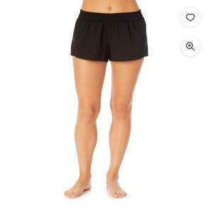 Black board shorts